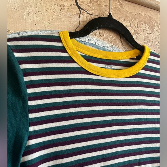 LEVI Cotton Stripped T-Shirt - Picture 2 of 5